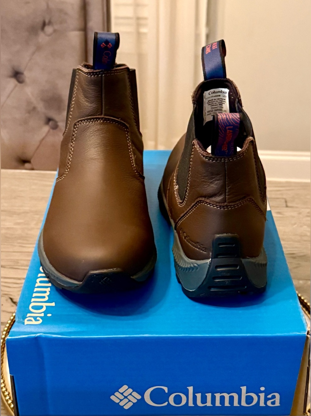 🚨Columbia Men’s Landroamer Leather Scout Boots | Espresso ~ Sz. 8.5 (NWB) - Picture 5 of 7